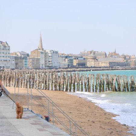 Lostra 2 - Appartement Avec Mezzanine, Front De Mer A Cancale Sur Le Port De La Houle Exteriér fotografie