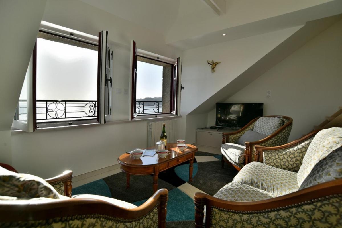 Lostra 2 - Appartement Avec Mezzanine, Front De Mer A Cancale Sur Le Port De La Houle Exteriér fotografie