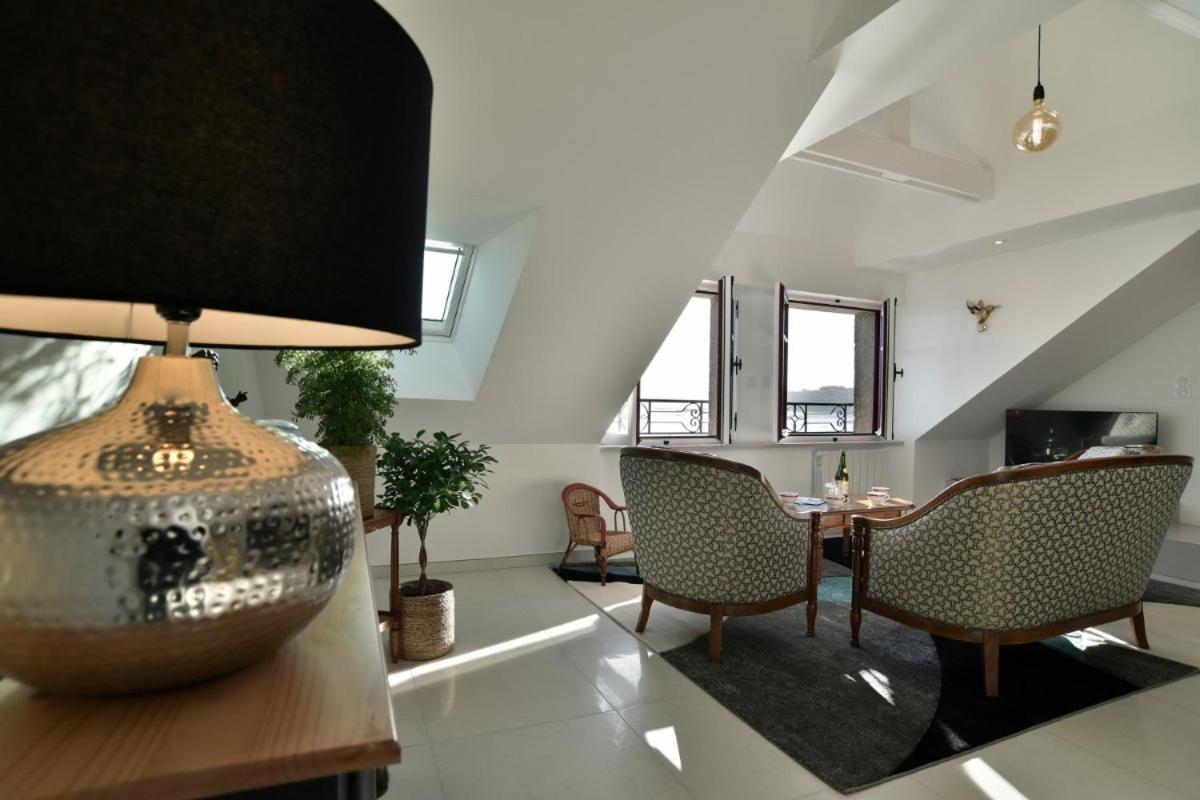 Lostra 2 - Appartement Avec Mezzanine, Front De Mer A Cancale Sur Le Port De La Houle Exteriér fotografie